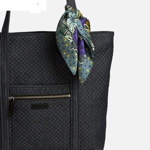 Vera Bradley Neckerchief in Falling Flowers (Blue, Dark Green Floral print)